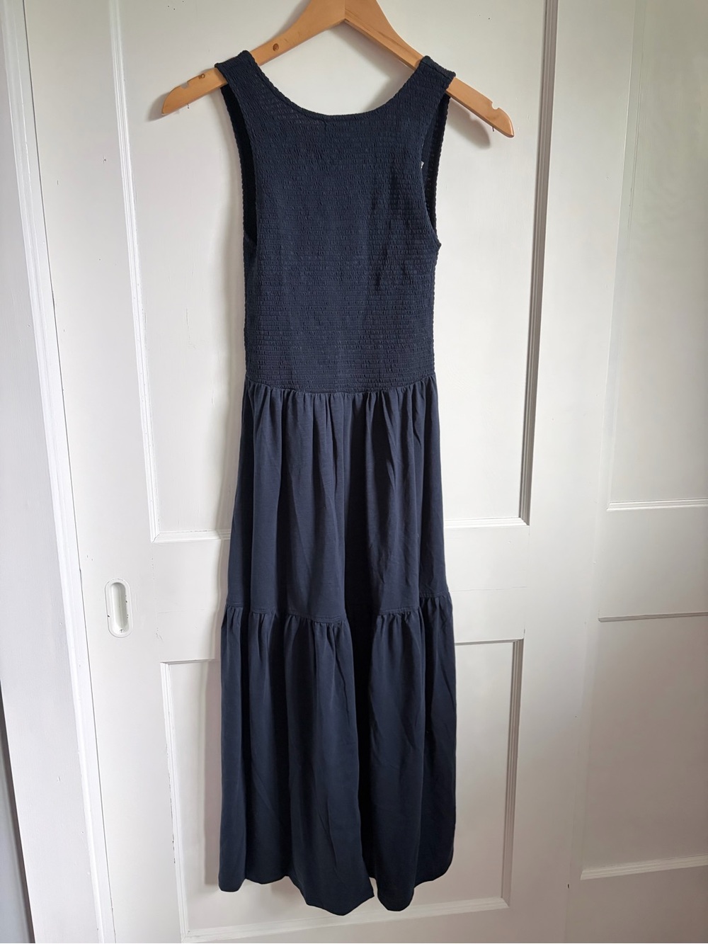 Nation LTD Navy Smocked Maxi Dress - Picture 3 of 9